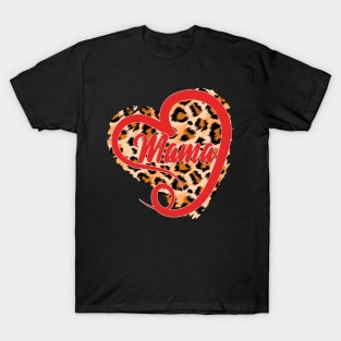 Mama Heart Leopard Mother's Day T-Shirt